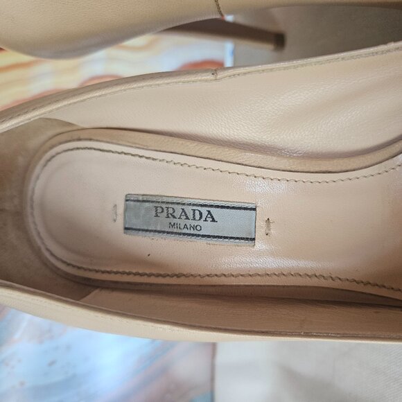 Prada Beige Heels - Picture 3 of 5